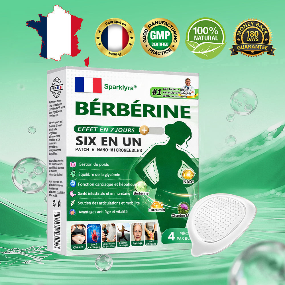 𝐅𝐑𝐀 𝐑𝐞𝐜𝐨𝐦𝐦𝐚𝐧𝐝é 𝐩𝐚𝐫 𝐥𝐞𝐬 𝐦é𝐝𝐞𝐜𝐢𝐧𝐬| 𝐏𝐚𝐭𝐜𝐡 𝐦𝐢𝐜𝐫𝐨𝐧𝐞𝐞𝐝𝐥𝐞 𝐍𝐚𝐧𝐨 𝐒𝐩𝐚𝐫𝐤𝐥𝐲𝐫𝐚® 𝐁𝐞𝐫𝐛𝐞𝐫𝐢𝐧𝐞 𝟔-𝐞𝐧-𝟏 | ✅ 𝐒𝐨𝐮𝐭𝐞𝐧𝐮 𝐩𝐚𝐫 𝐥𝐚 𝐬𝐜𝐢𝐞𝐧𝐜𝐞 | 𝐅𝐨𝐫𝐦𝐮𝐥𝐞 𝟔-𝐞𝐧-𝟏 | 𝐑é𝐬𝐮𝐥𝐭𝐚𝐭𝐬 𝐞𝐧 𝟕 𝐣𝐨𝐮𝐫𝐬 🏅