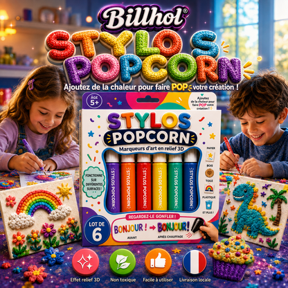Économisez 50 % en commandant aujourd’hui丨🎁𝐁i𝐥𝐥𝐡𝐨𝐥® Stylo artistique 3D en relief – Transformez vos dessins plats en créations 3D à toucher