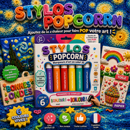 Économisez 50 % en commandant aujourd’hui丨💡𝐁i𝐥𝐥𝐡𝐨𝐥® Stylo artistique 3D en relief – Transformez vos dessins plats en créations 3D à toucher